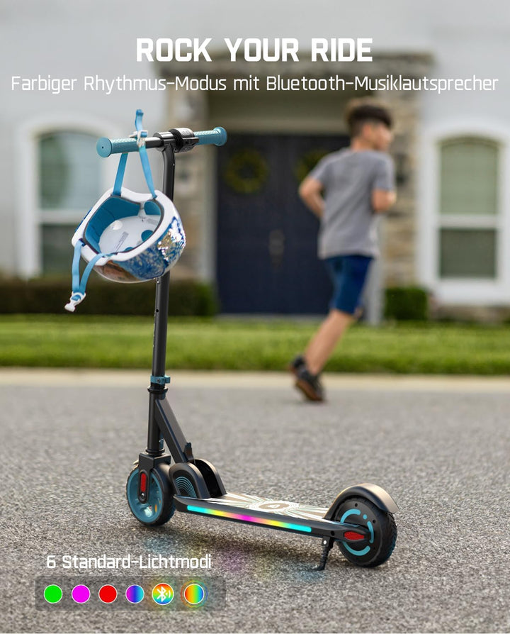 FanttikRide C9 Apex E Scooter Kinder von 120-160CM, Faltbarer elektroscooter,Höhenverstellbar E Roll
