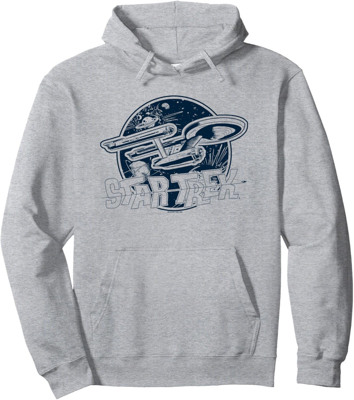 Star Trek Retro Enterprise Pullover Hoodie