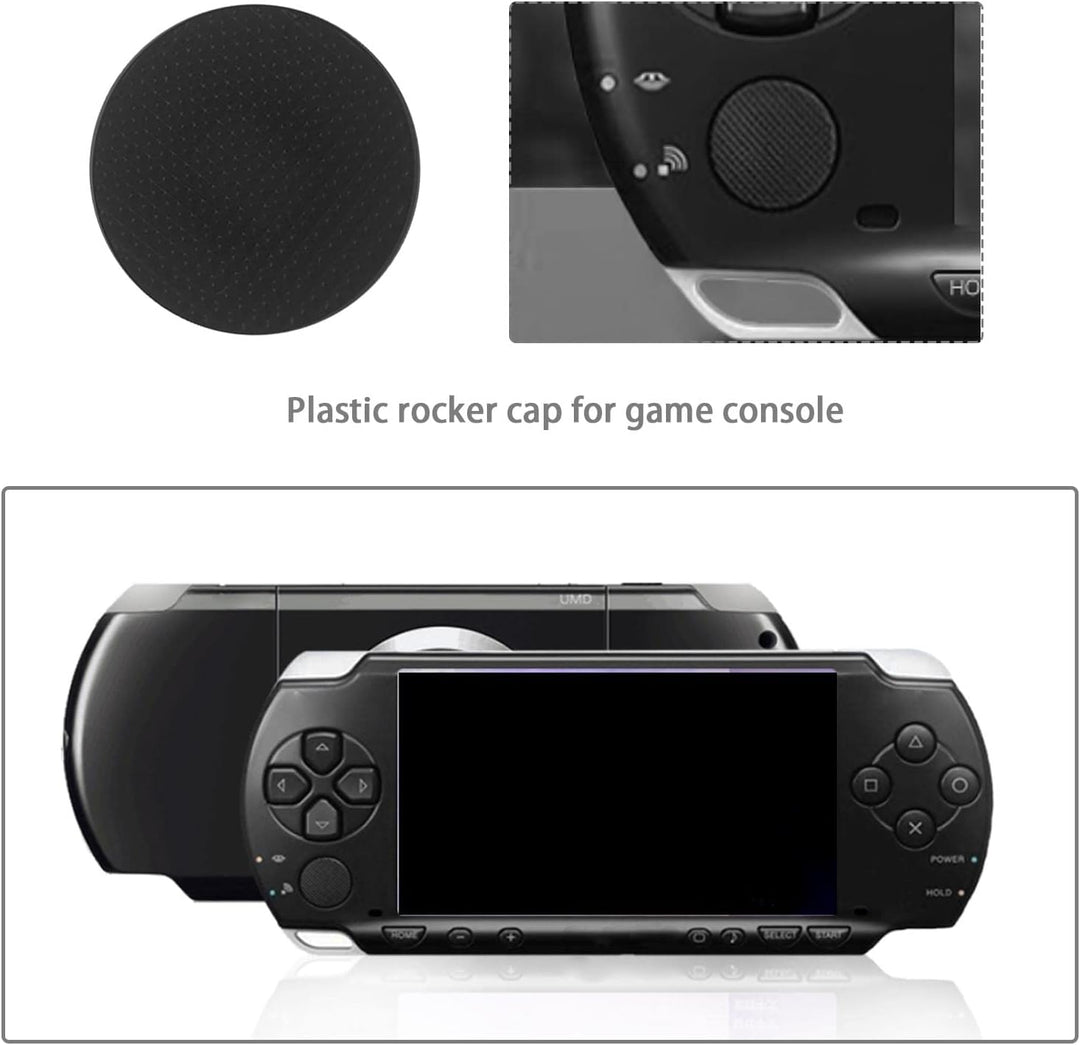 7 Stück Analog-Controllerkappen aus Kunststoff, Ersatz für PSP 1000 1003 1004 Controllerkappen, Spie