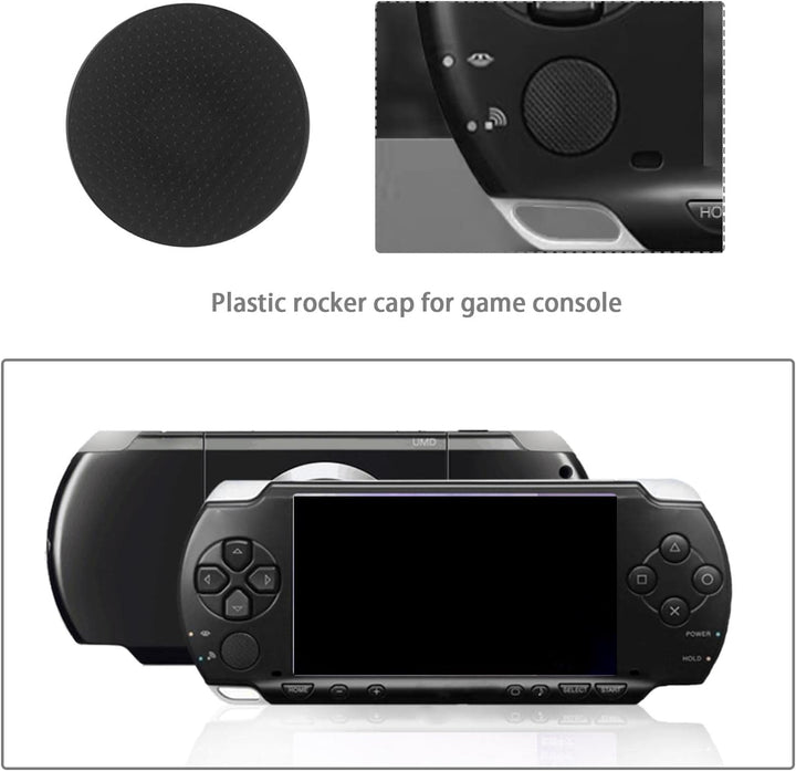 7 Stück Analog-Controllerkappen aus Kunststoff, Ersatz für PSP 1000 1003 1004 Controllerkappen, Spie