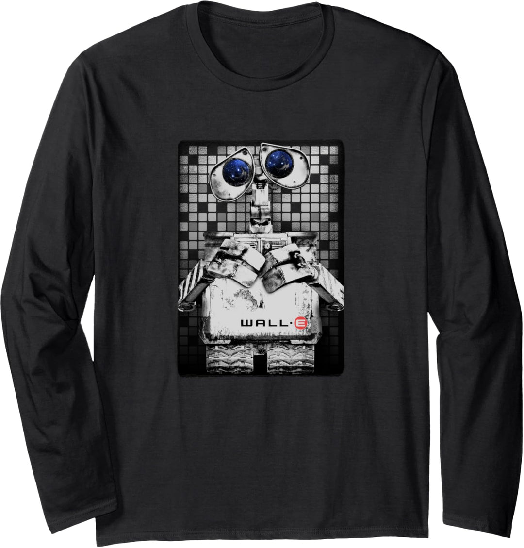 Disney Pixar Wall-E Tile Portrait Langarmshirt