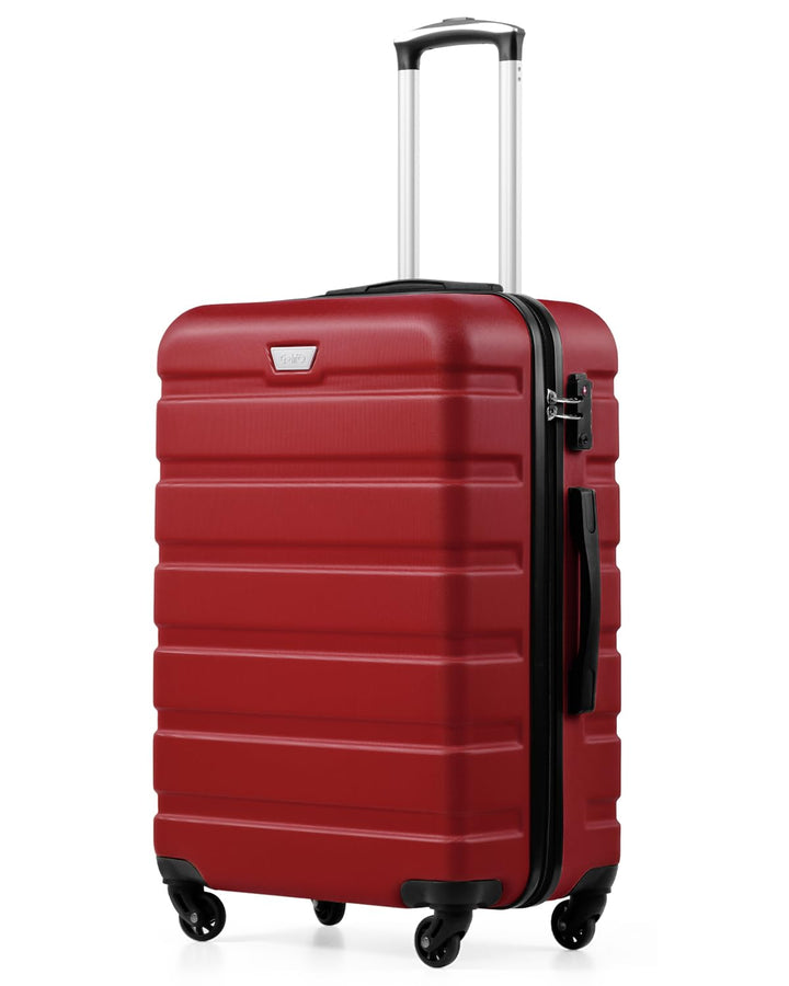 COOLIFE Koffer Gross 77cm XL, PC+ABS, Rollkoffer mit 360° Spinner Räder | TSA Zahlenschloss, Leicht