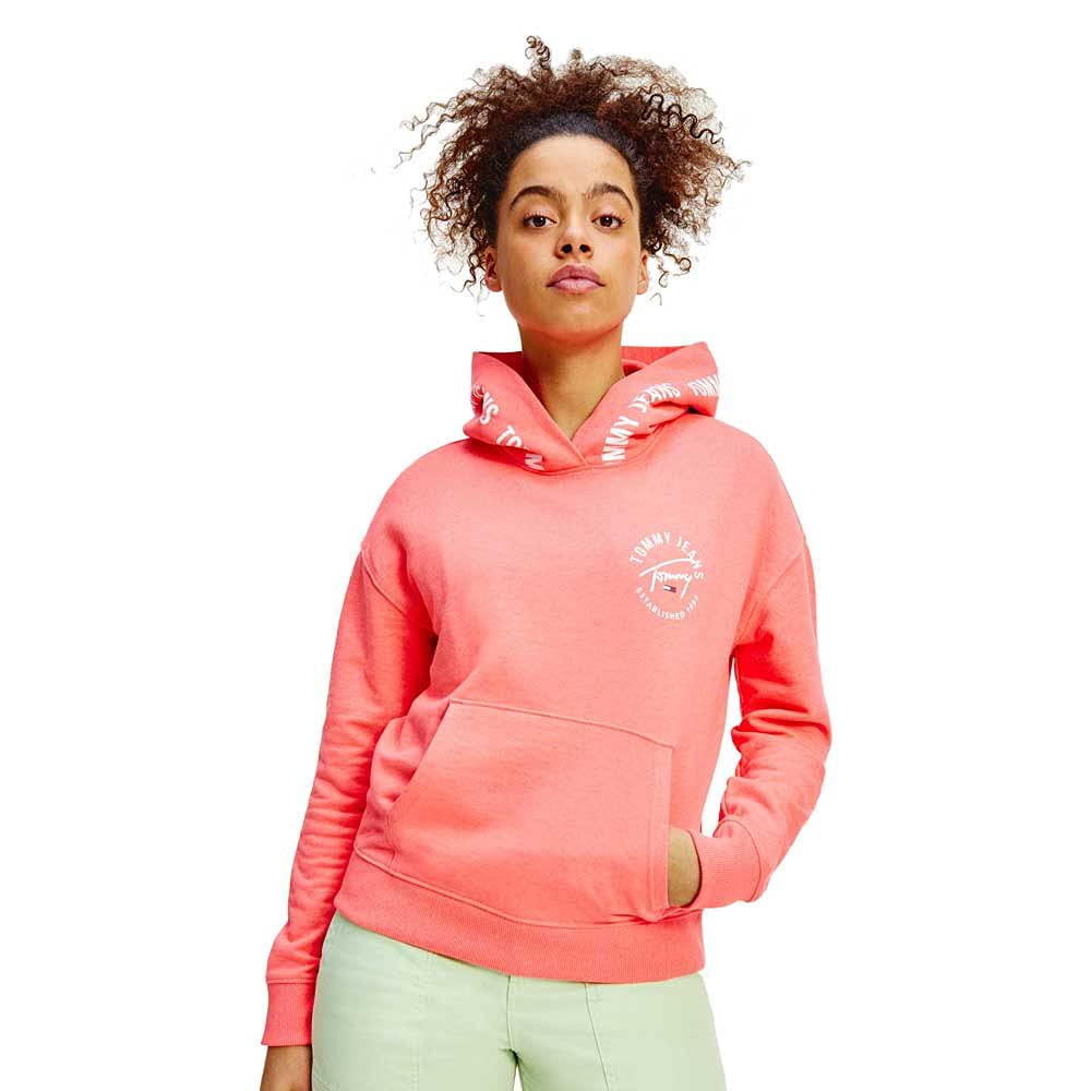 Tommy Hilfiger TJW BXY TAPE HOODIE, pink(taapink), Gr. S