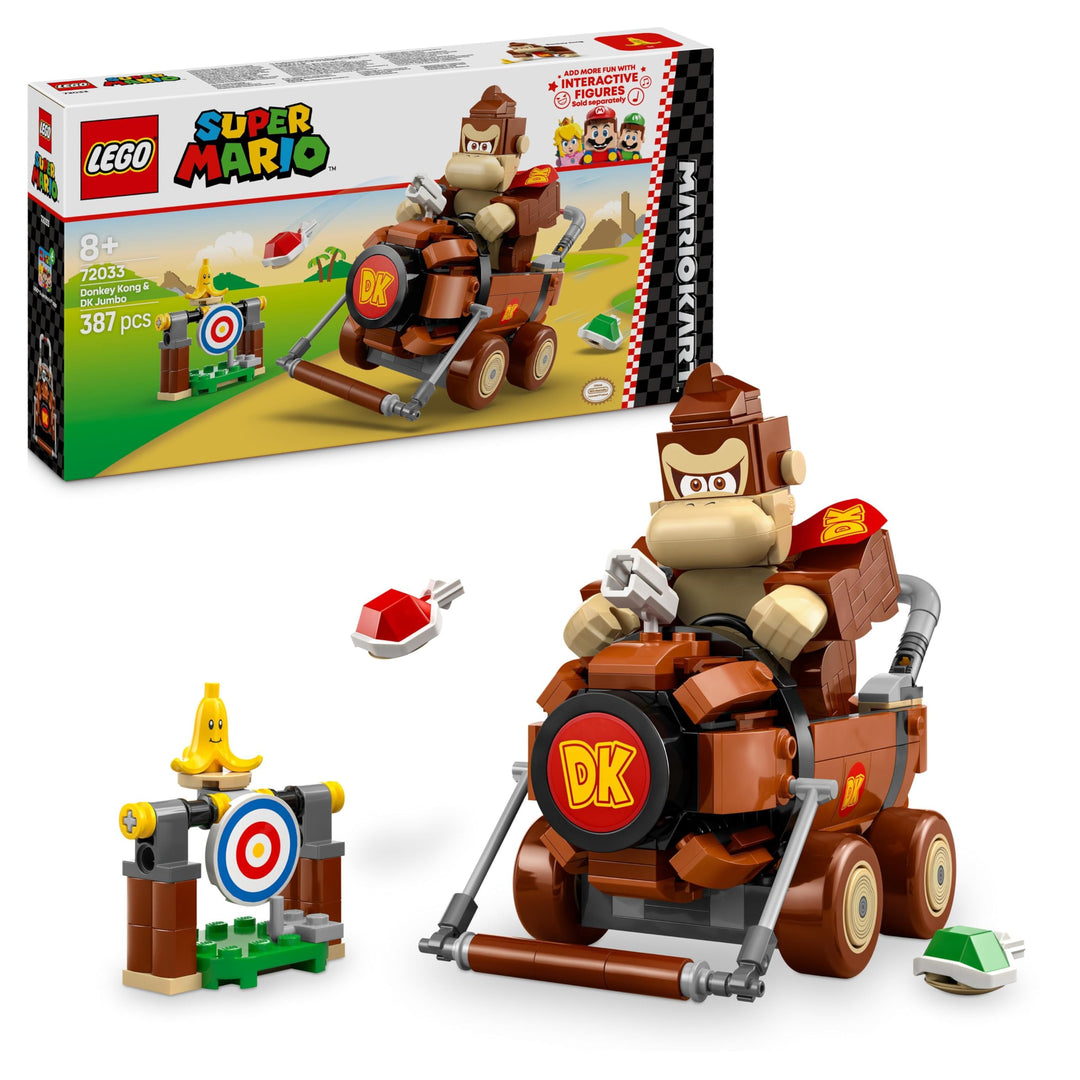 LEGO Super Mario: Mario Kart – Donkey Kong & DK Jumbo (72033); Nintendo Sammlerstück; baubarer Spiel