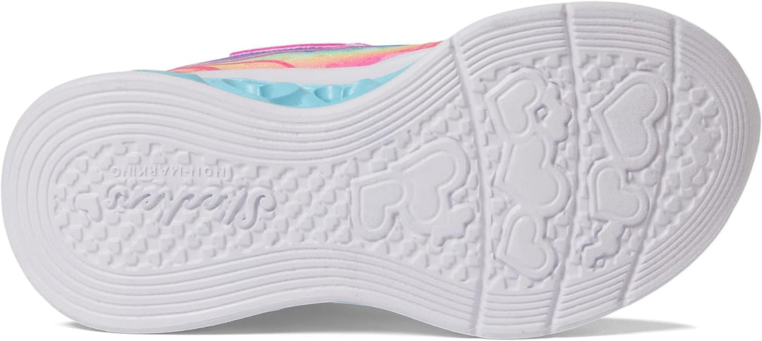 Skechers Girl's Adventure Blitz Hiking Boot 27 EU Hot Pink Sparkle Mesh Lavender Trim, 27 EU Hot Pin