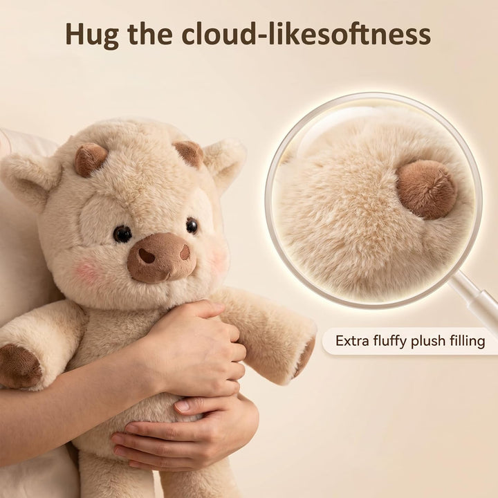 Running Cow Plush 45cm, Niedlich Wildschwein Stofftier, Laufendes Kuscheltier, Running plushies, Kuh