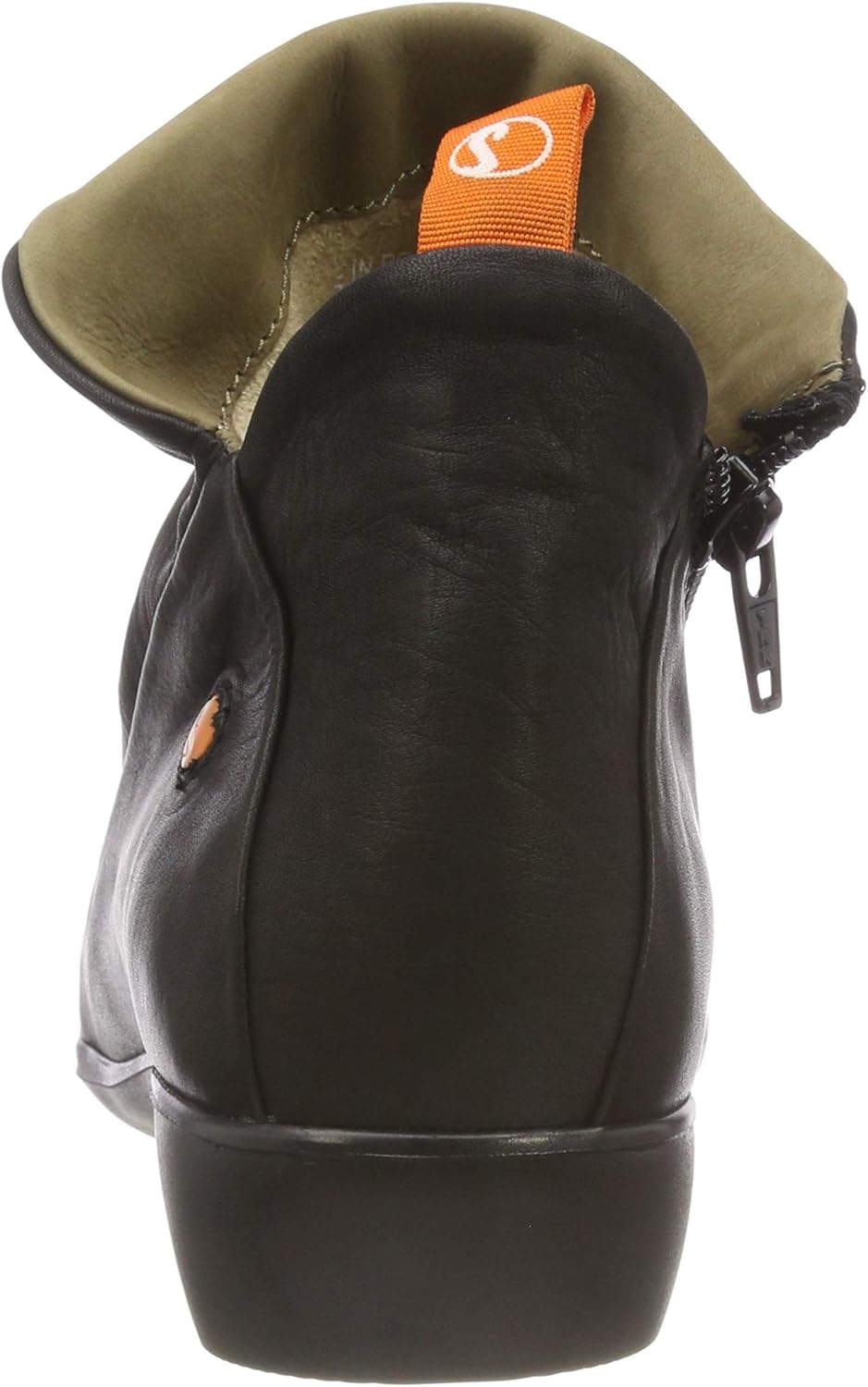 Softinos Mädchen Farah Smooth Combi Stiefeletten, Schwarz (Black/Smoke 552), 35 EU