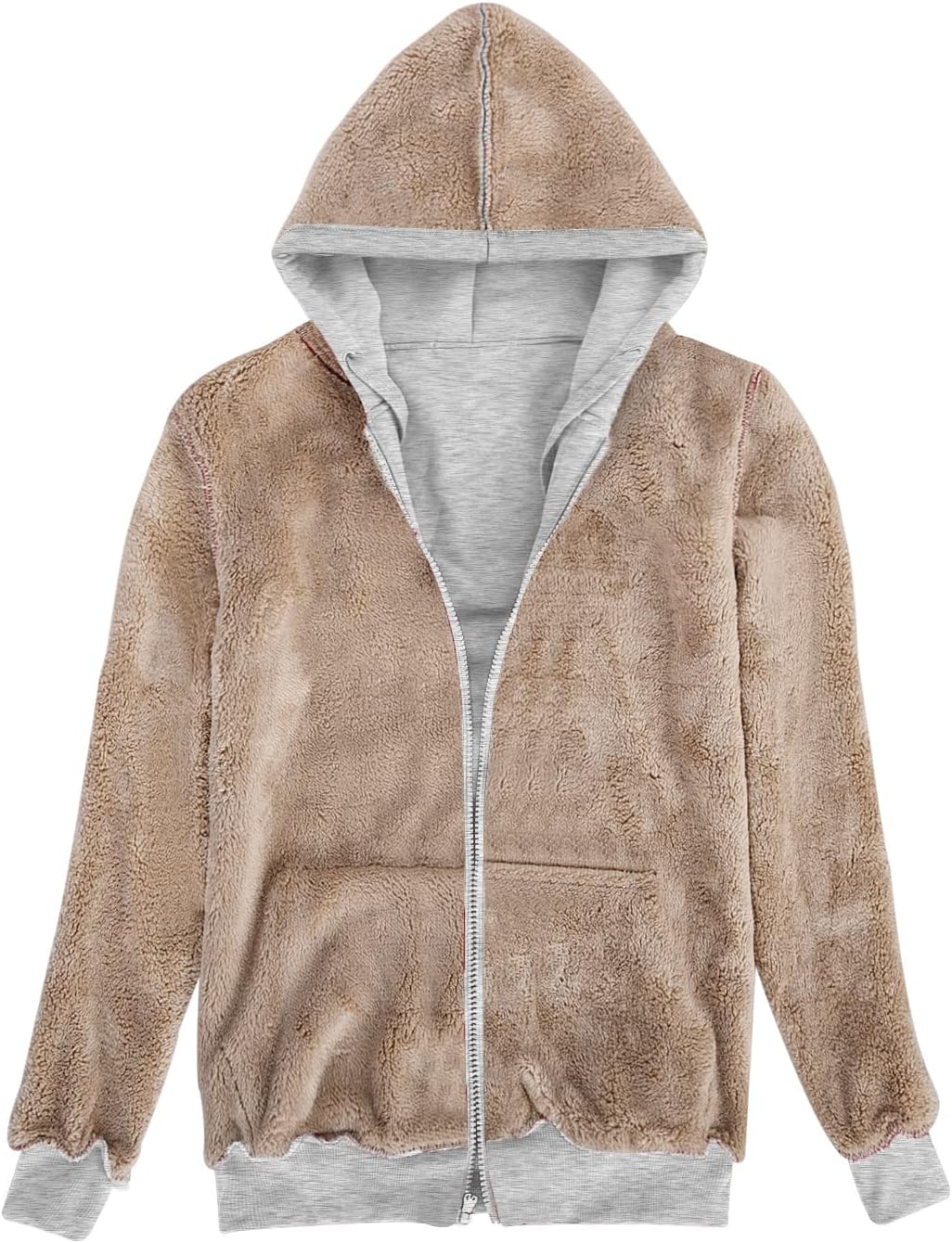 UMIPUBO Hoodie Damen Sweatjacke Fleecejacke Kapuzenpullover Warm Oberteil, Herbst und Winter Sweatsh
