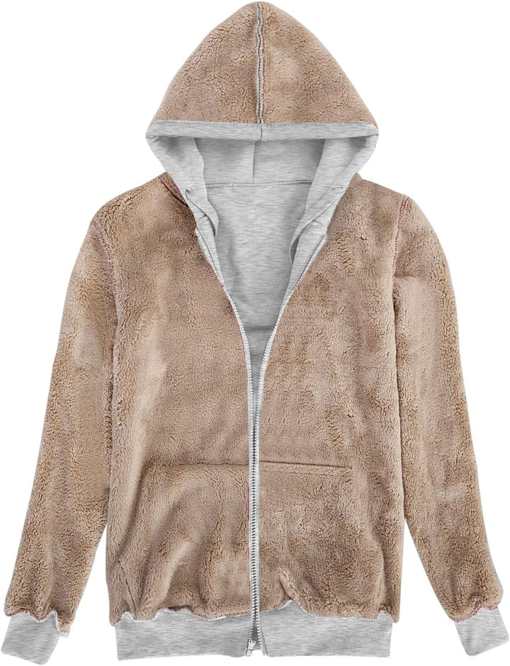 UMIPUBO Hoodie Damen Sweatjacke Fleecejacke Kapuzenpullover Warm Oberteil, Herbst und Winter Sweatsh
