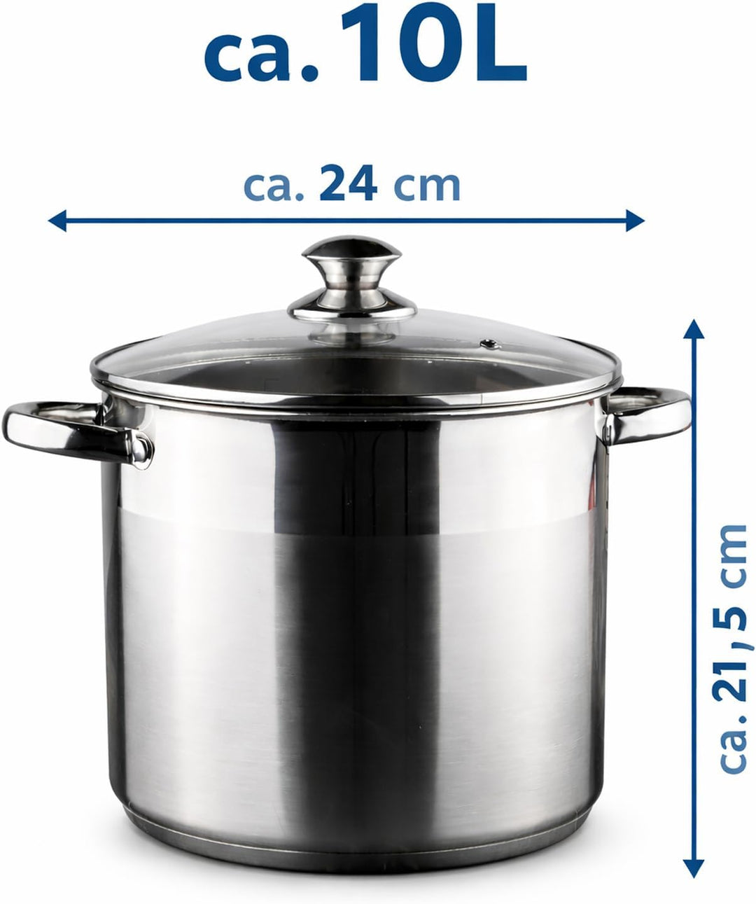 HI 10 Liter Universal-Kochtopf Grossraumtopf