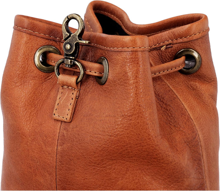 Gusti Leder Gürteltasche Aouli - Leckerlibeutel Leckerlitasche Hundezubehör Braun Leder