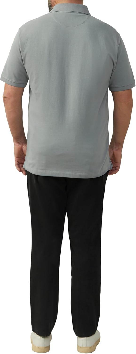 s.Oliver Herren Polohemd Single Polohemd 4XL Grosse Grössen Grau, Single Polohemd 4XL Grosse Grössen