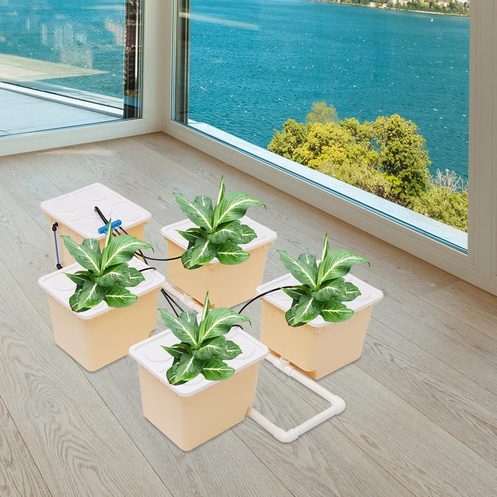 OUKANING Indoor Garten Hydrokultur Grow System Kit 11L Hydroponics Anzucht-System Home Anzuchtsets f