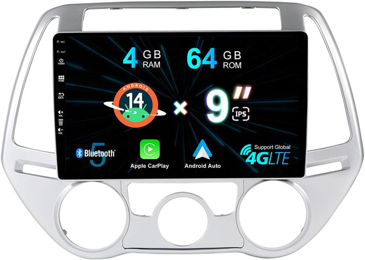 MISONDA Android 12 Autoradio Für Hyundai I20 2010-2014 Radio mit GPS Navi Carplay Android Auto DSP B