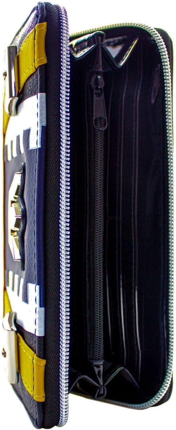 Kingdom Hearts Sora Outfit Metallkrone Emblem Portemonnaie Clutch mit Münzfach & Kartenhalter, Blau