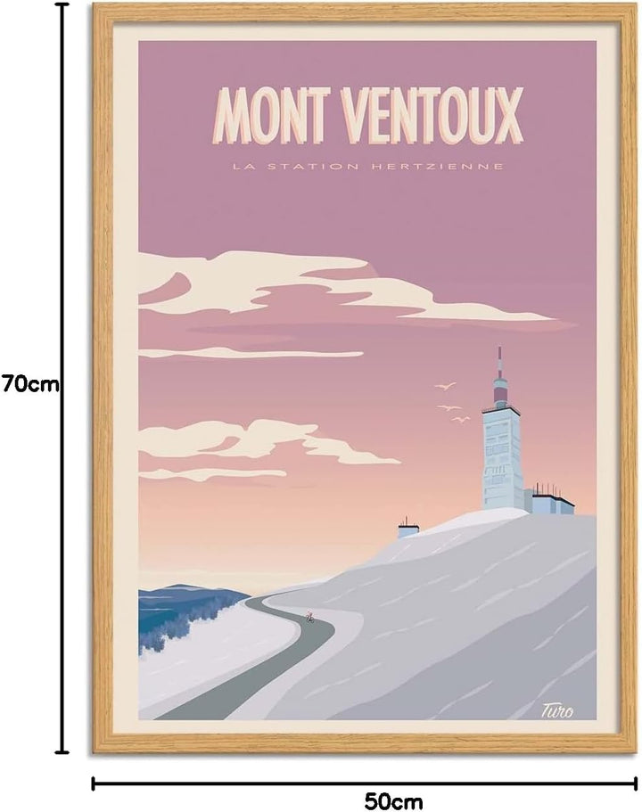 Wall Editions Art-Poster - Mont Ventoux - Turo
