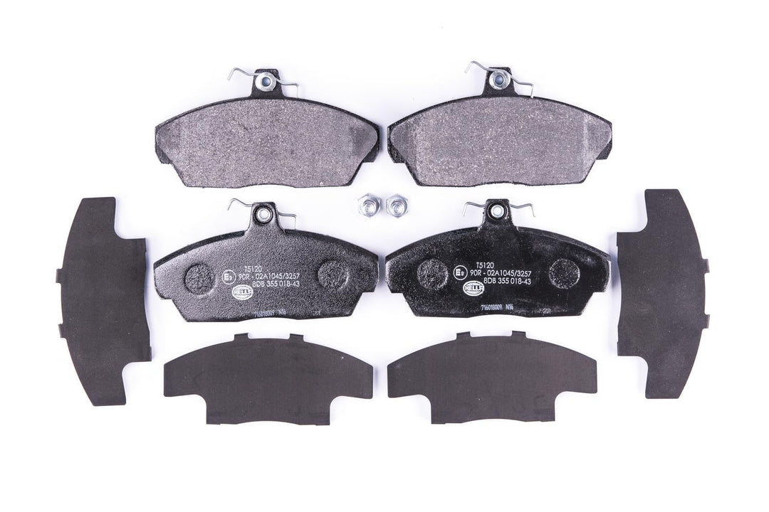 HELLA PAGID 8DB 355 018-431 Bremsbelagsatz - T5120 - Dicke/Stärke: 18mm - Bremssystem: Lucas - nicht