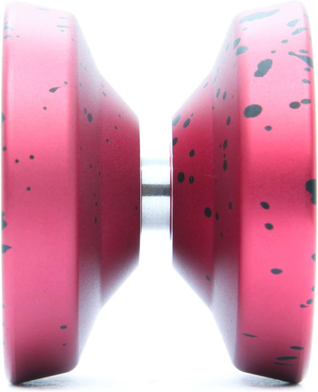 YoyoFactory DNA Yo-Yo - Rot Schwarz (Metall Yoyo, Schnur, Kugellager & Anleitung enthalten), Rot Sch