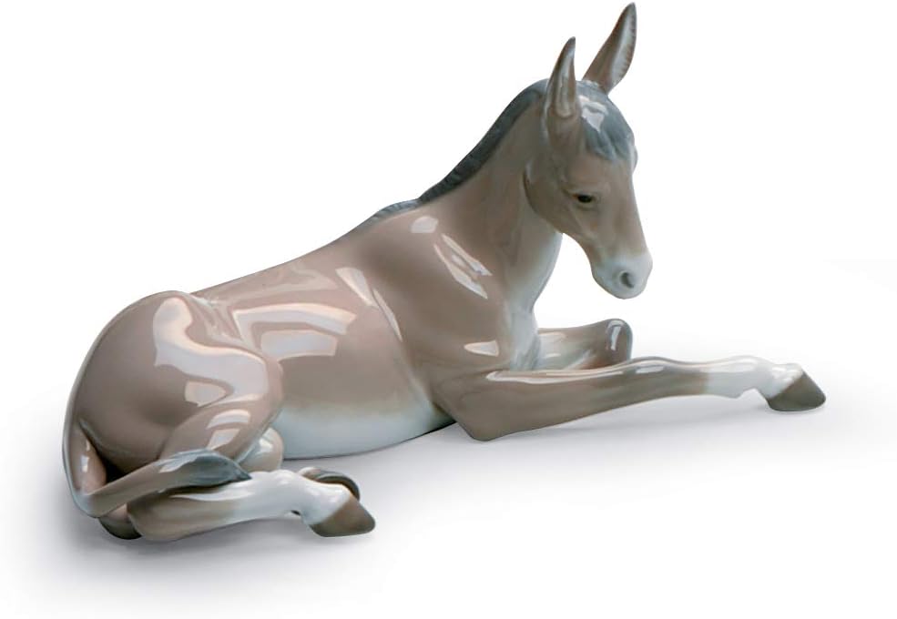 LLADRÓ Krippenfigur Maultier. Maultier (Krippenfigur). Porzellan.
