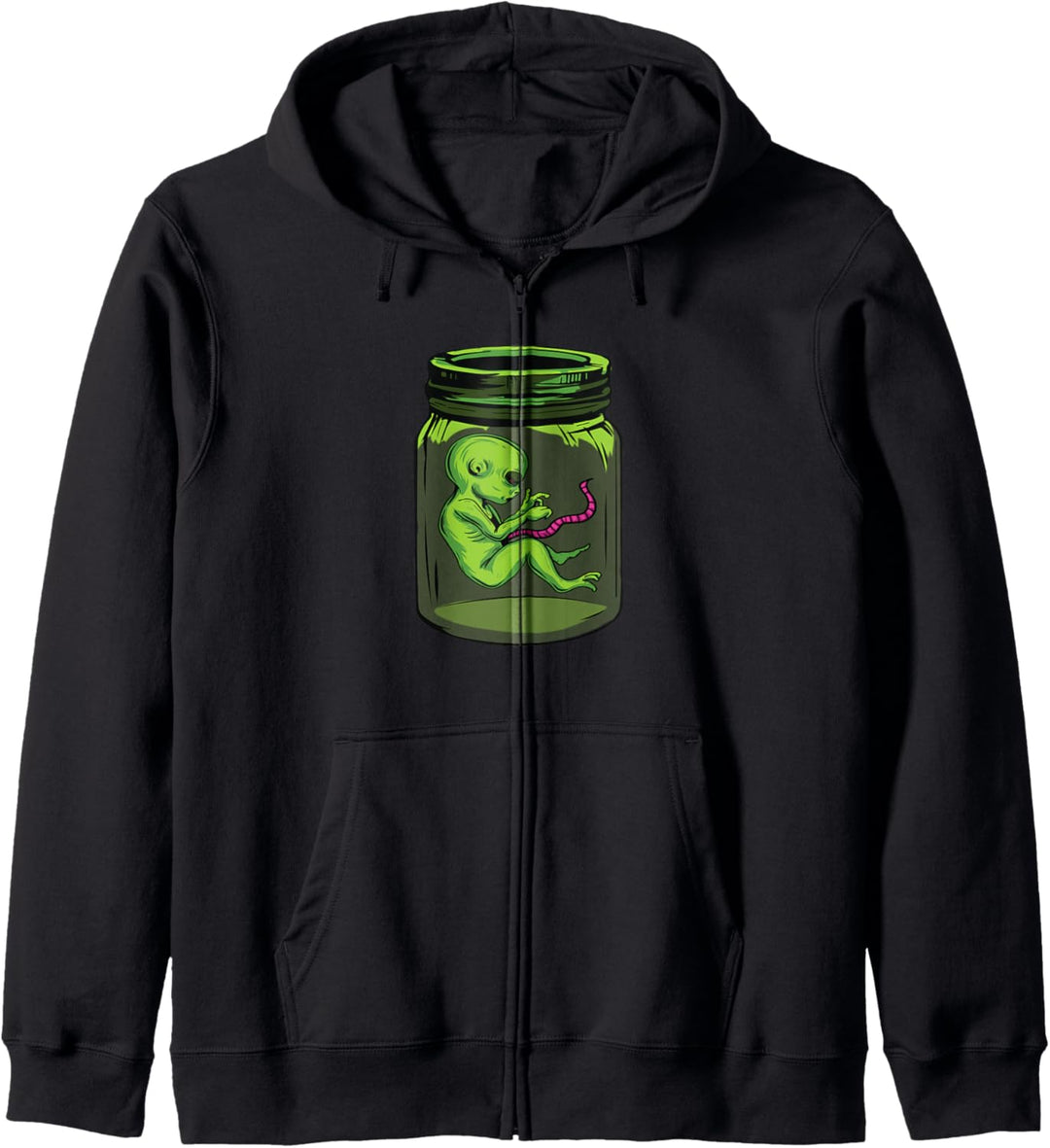 Alien UFO Aliens in einem Glas Alien Geschenk Kapuzenjacke