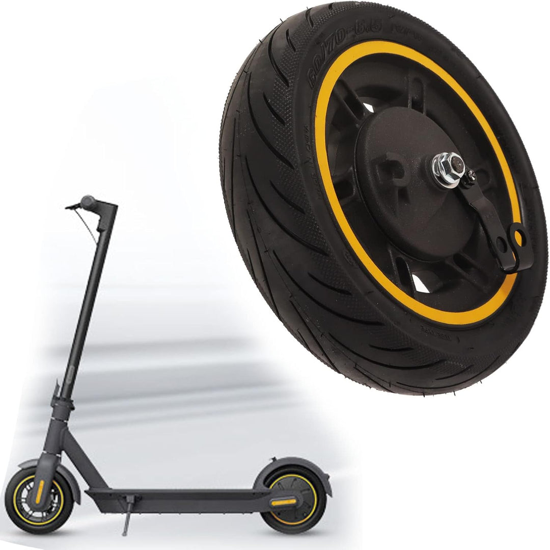 Elektroroller Vorderrad mit Trommelbremse für Ninebot Max G30, 10 Zoll 60/70‑6.5 E-Roller Vorderrad