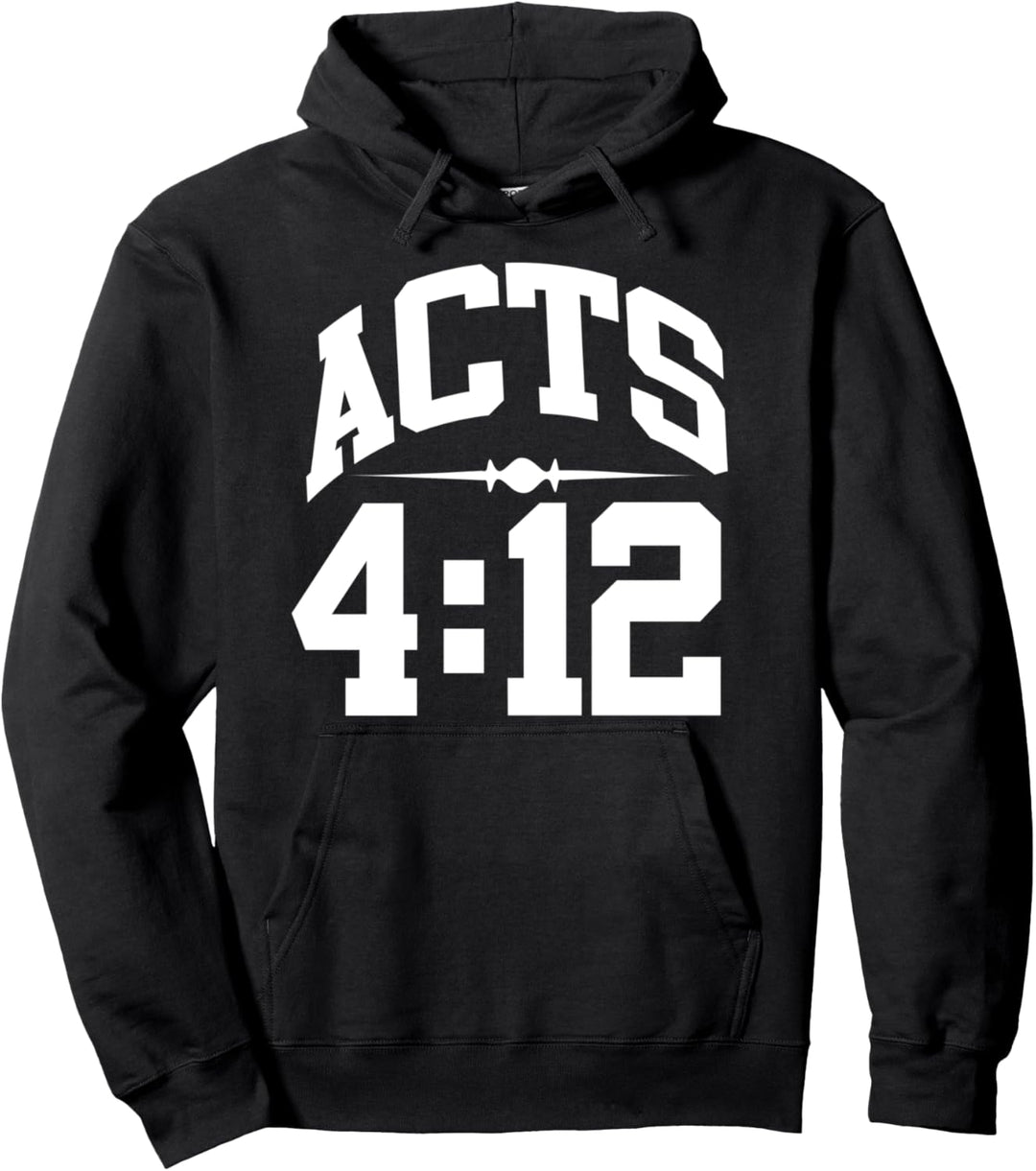 Christerest: Acts 4:12 Salvation Bible Christian Faith Pullover Hoodie
