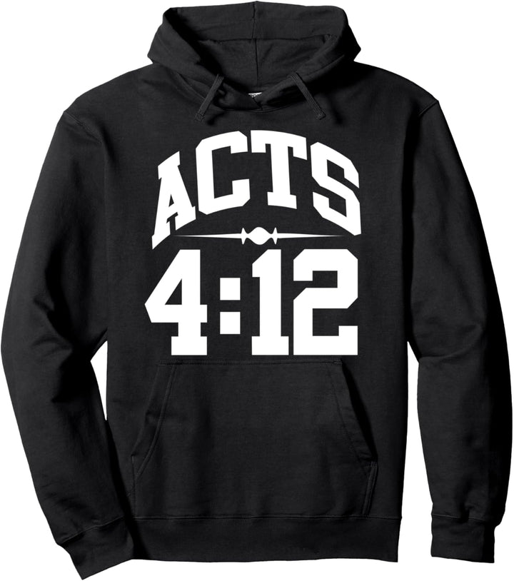 Christerest: Acts 4:12 Salvation Bible Christian Faith Pullover Hoodie