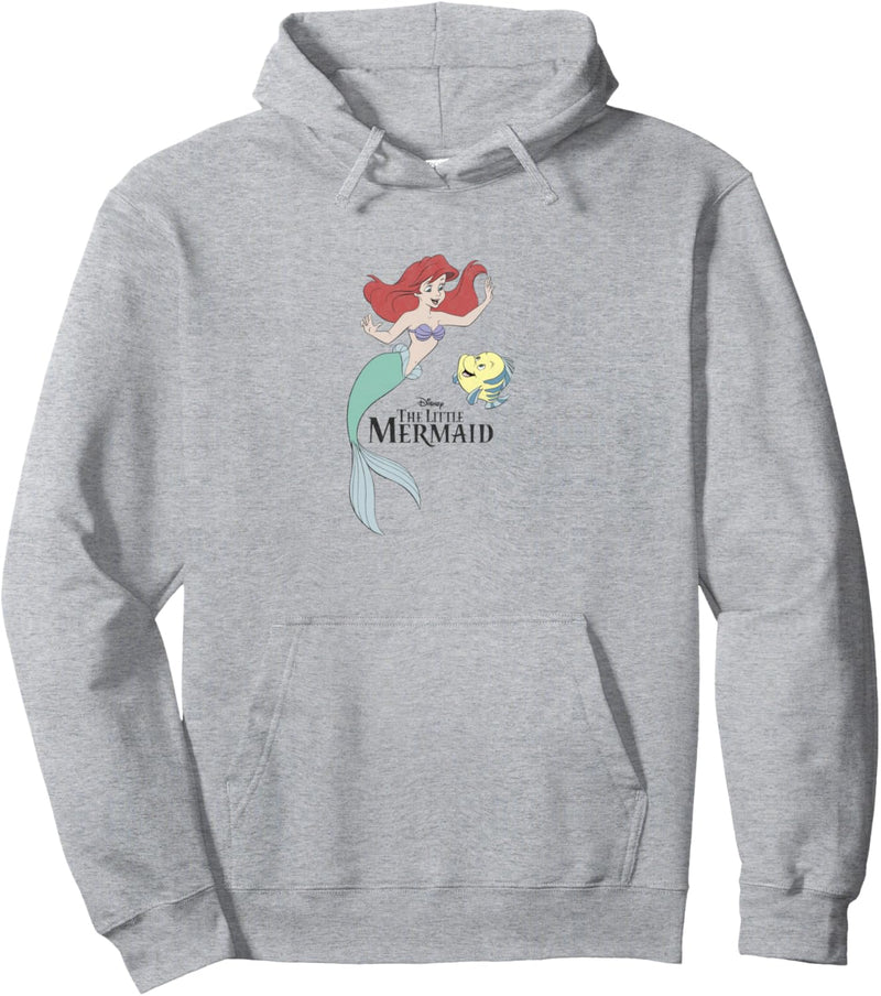 Disney The Little Mermaid Ariel & Flounder Portrait Pullover Hoodie