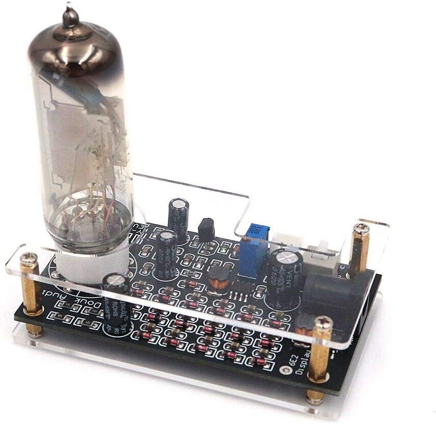 DollaTek Magic Eye 6E2 EM87 Röhrenvorverstärker Audiopegelanzeige VU-Meter, Musikspektrum