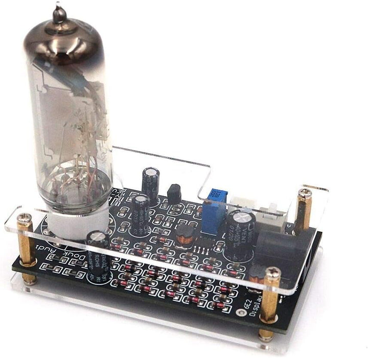 DollaTek Magic Eye 6E2 EM87 Röhrenvorverstärker Audiopegelanzeige VU-Meter, Musikspektrum