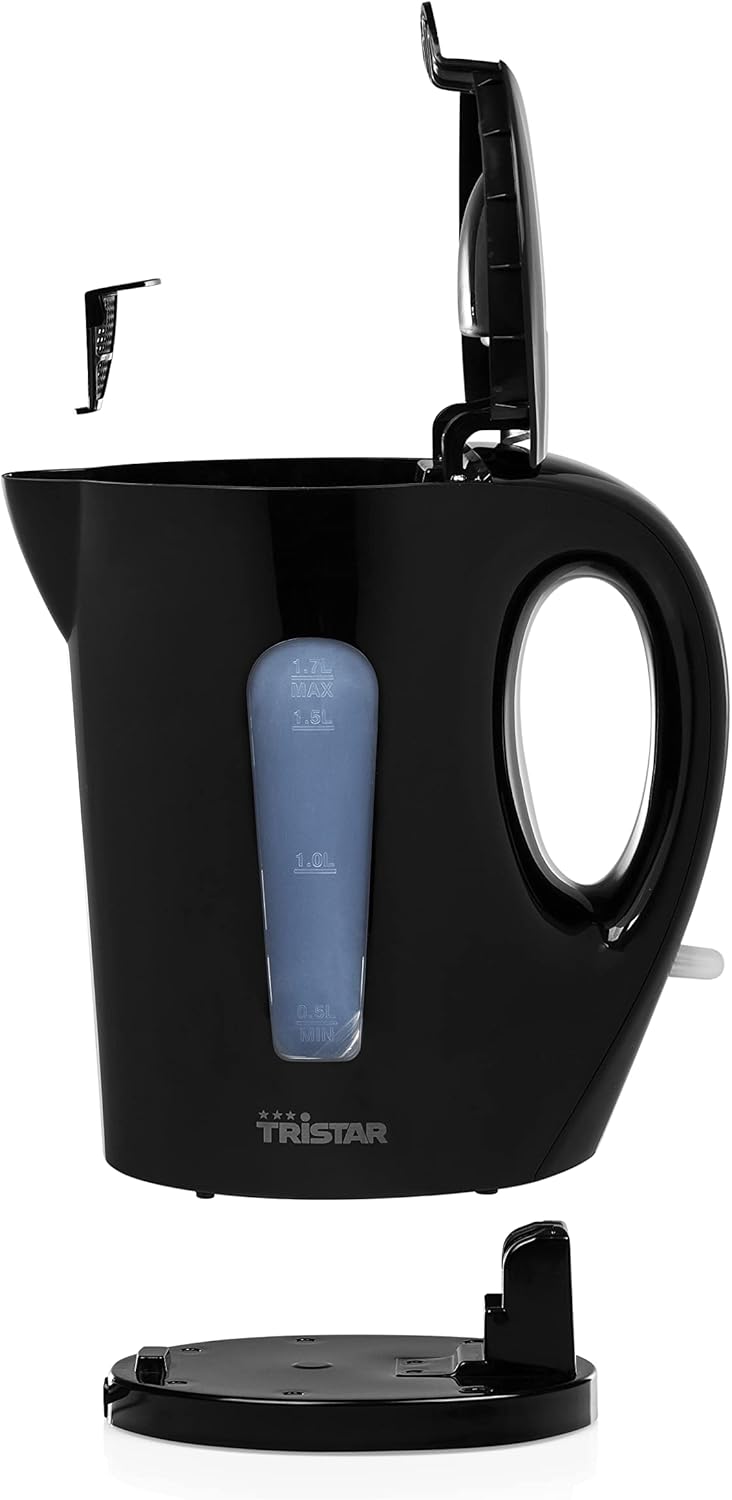 Tristar Wasserkocher - 1,7 Liter Fassungsvermögen, 2200 Watt, Füllmengenmarkierung, Strix-Controller