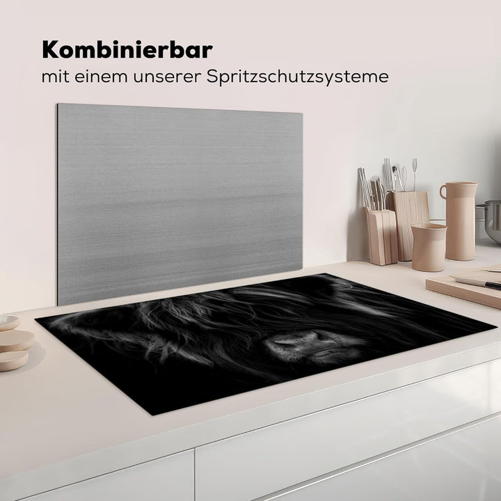 Herdabdeckplatte Einteilig Küche Herdabdeckung Induktionsfeld Ceranfeld Herdabdeckplatten Vinyl Matt