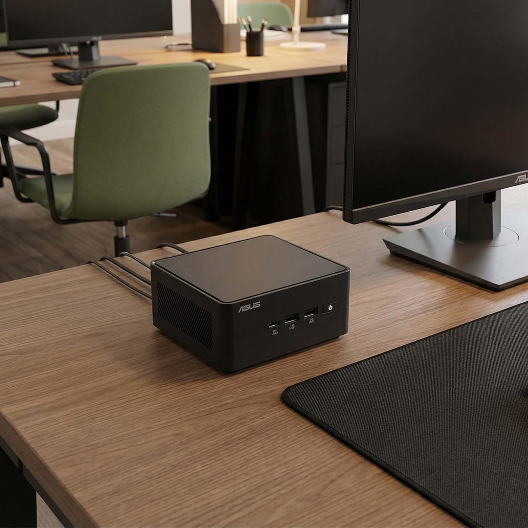 ASUS Mini PC | NUC 15 Pro | Schwarz | Core 5 210H | RAM: 16GB | SSD: 500GB | Windows 11 Pro NUC 15 P
