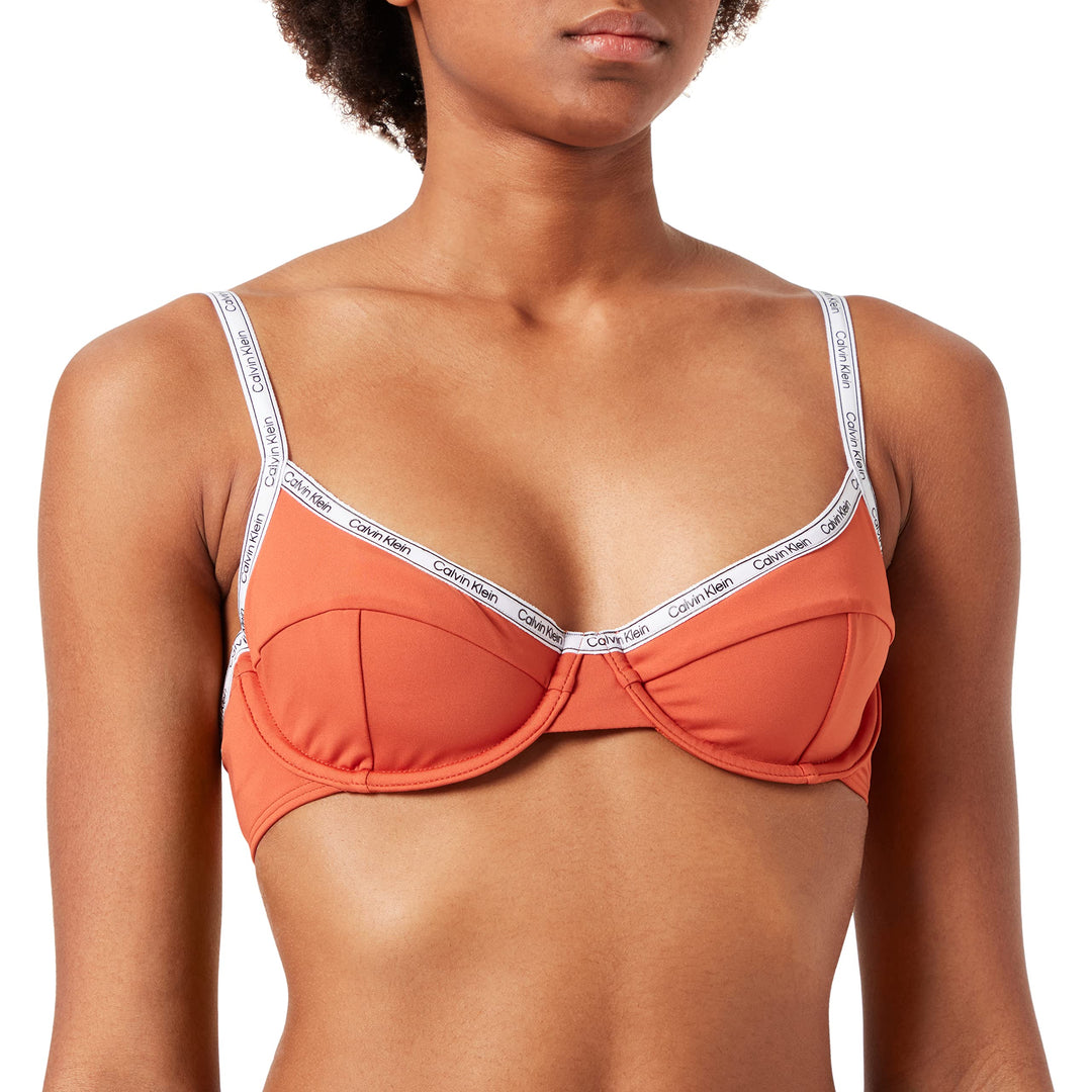 Calvin Klein Damen Balconette-uw Bikini 32 / C Ginger Biscuit, 32 / C Ginger Biscuit