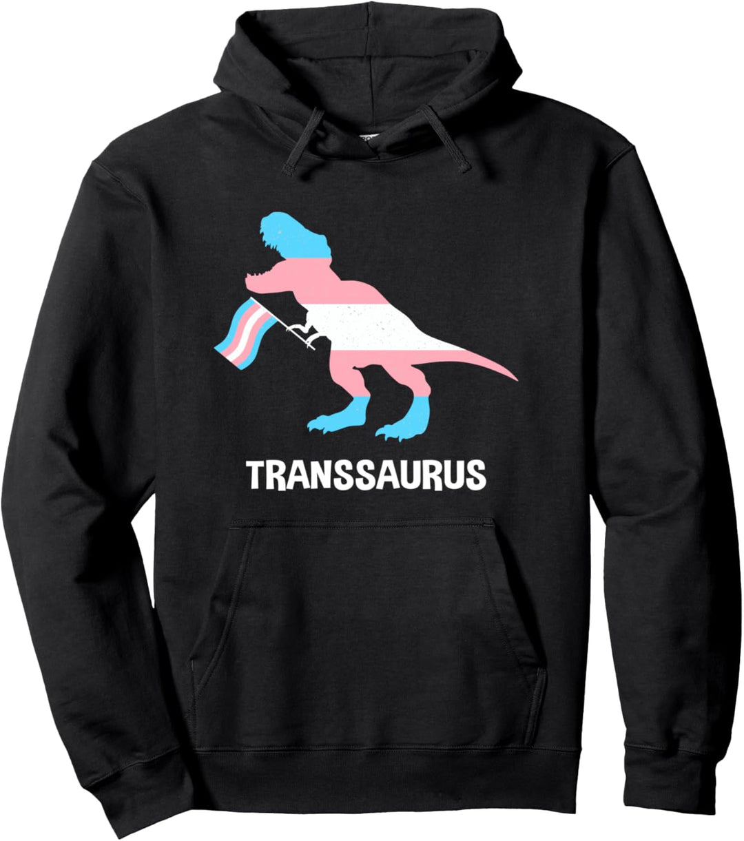 Transsaurus Transgender T-Rex Dinosaurier LGBTQ Trans Pride Pullover Hoodie
