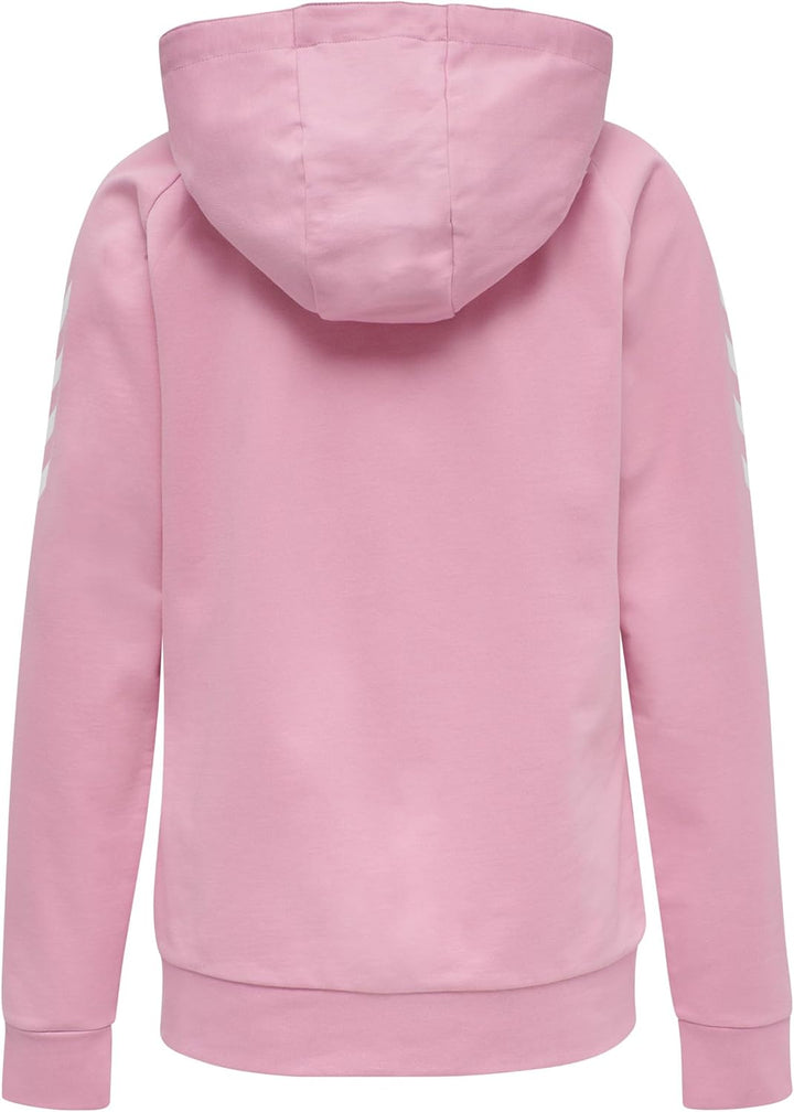 hummel Hmlgo Zip Hoodie Damen Multisport Hoodie XS Cotton Candy, XS Cotton Candy