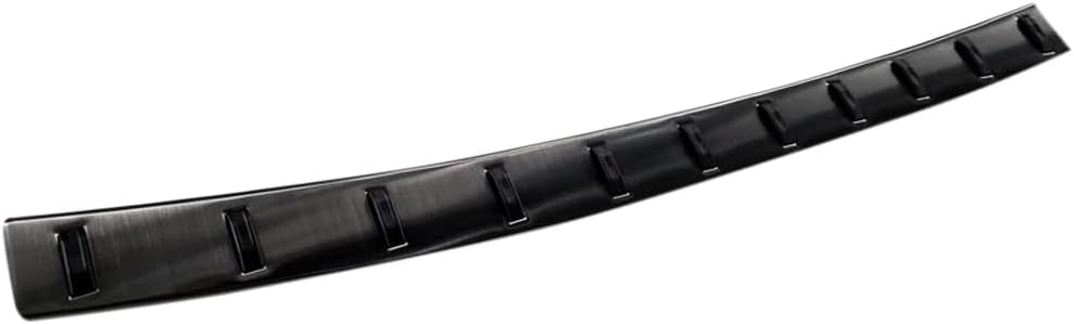 Avisa Schwarz Edelstahl Heckstossstangenschutz kompatibel mit Volkswagen T-ROC & T-ROC Cabrio 2017-2