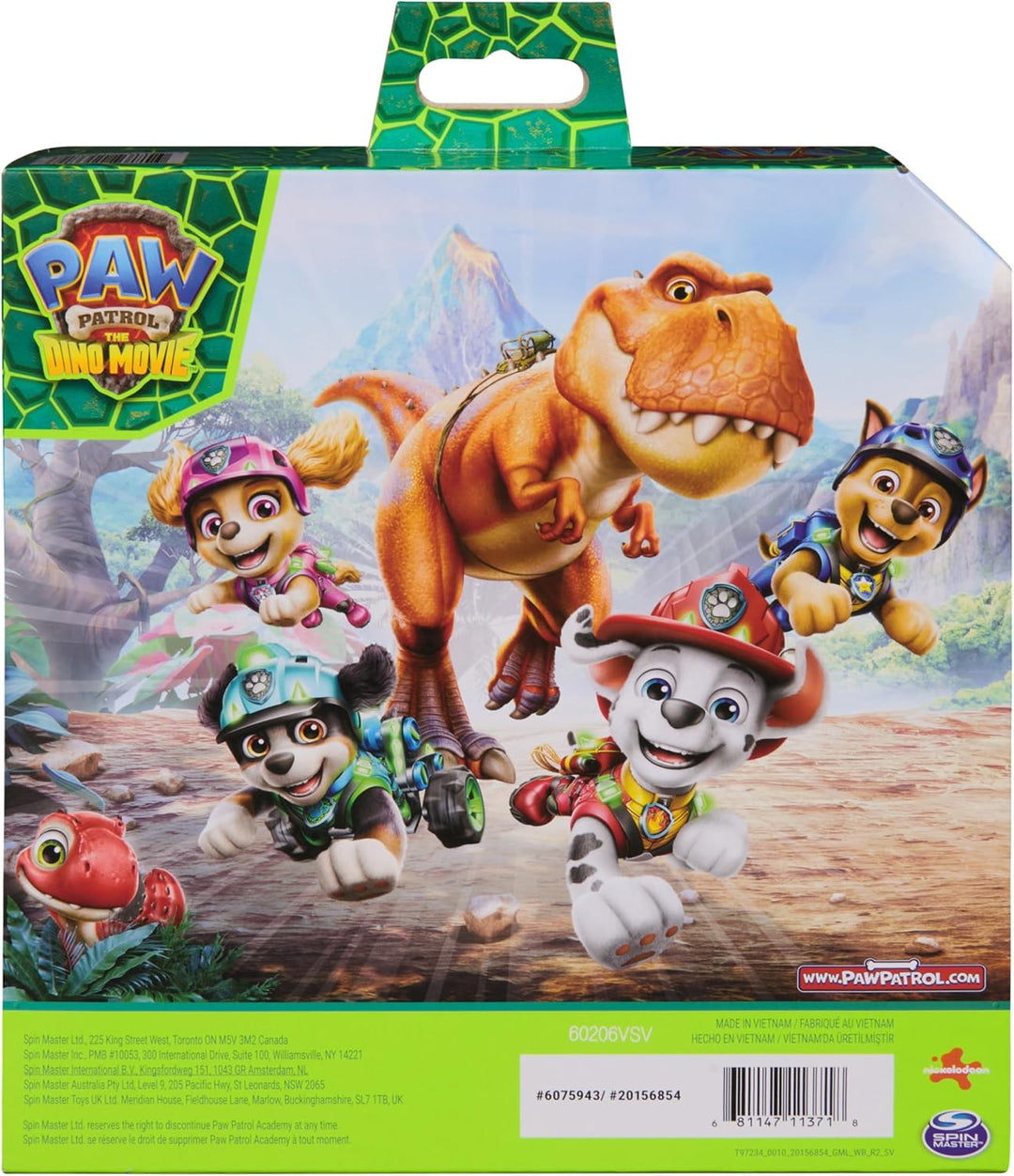 PAW PATROL: Der Dino Film, Abenteuer Figuren 6er-Pack, Set aus Ryder, Timmy, Rex, sowie 3 weiteren W