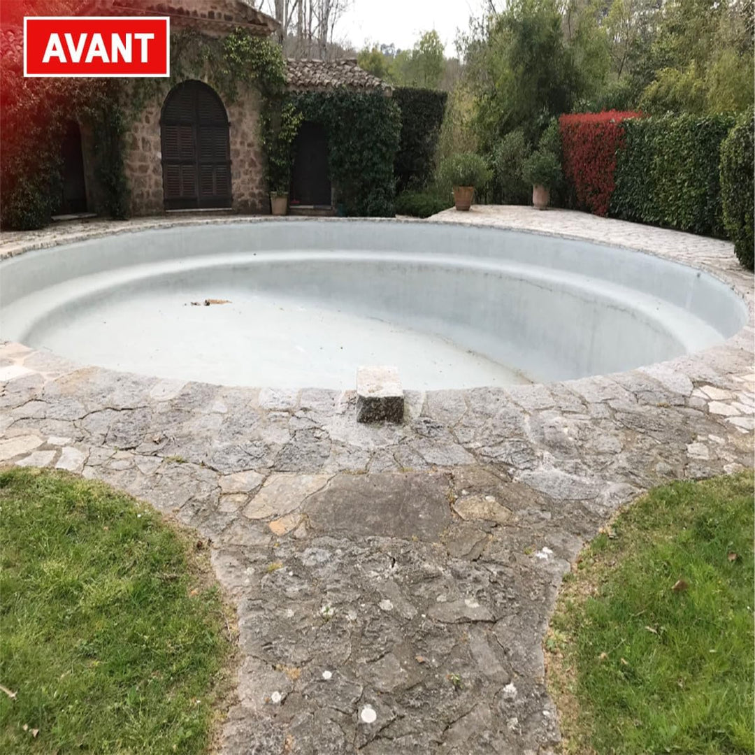 ARCANE INDUSTRIES Schwimmbadfarbe für Polyesterbecken, Beton - ARCAPOOL -175 RAL 7001 - Silbergrau -