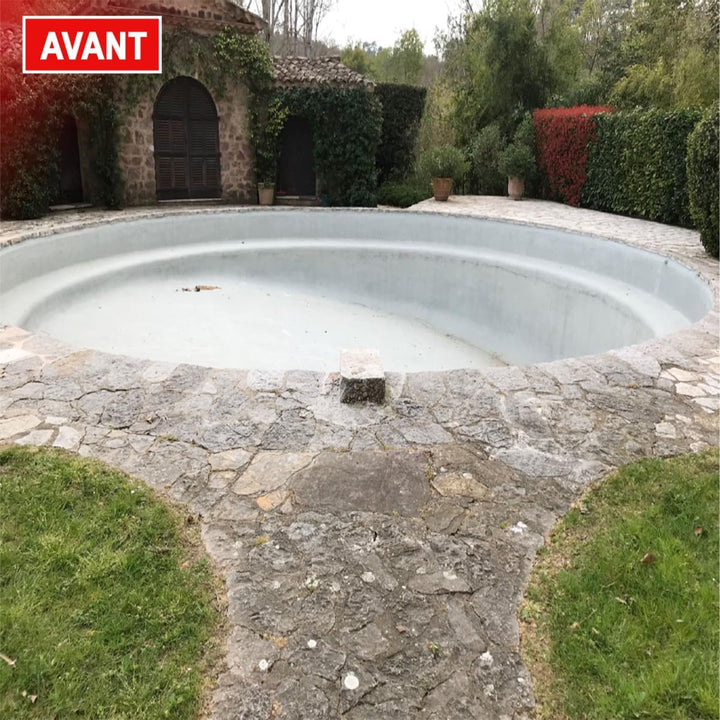 ARCANE INDUSTRIES Schwimmbadfarbe für Polyesterbecken, Beton - ARCAPOOL -175 RAL 7001 - Silbergrau -