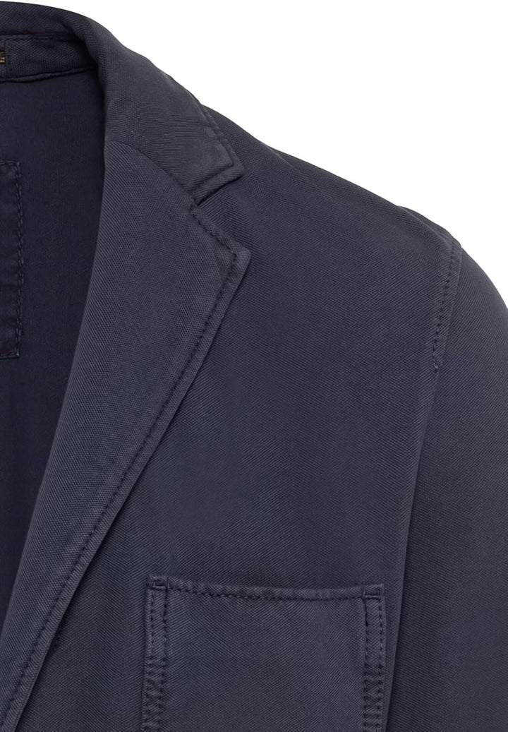 camel active Herren Baumwoll-Sakko mit 4-Wege Stretch 25 Dunkelblau, 25 Dunkelblau