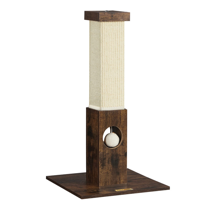 Feandrea Kratzbaum, Kratzstamm, Katzenbaum, 10 cm Dicker Stamm, Kratzsäule aus natürlichem Sisalseil