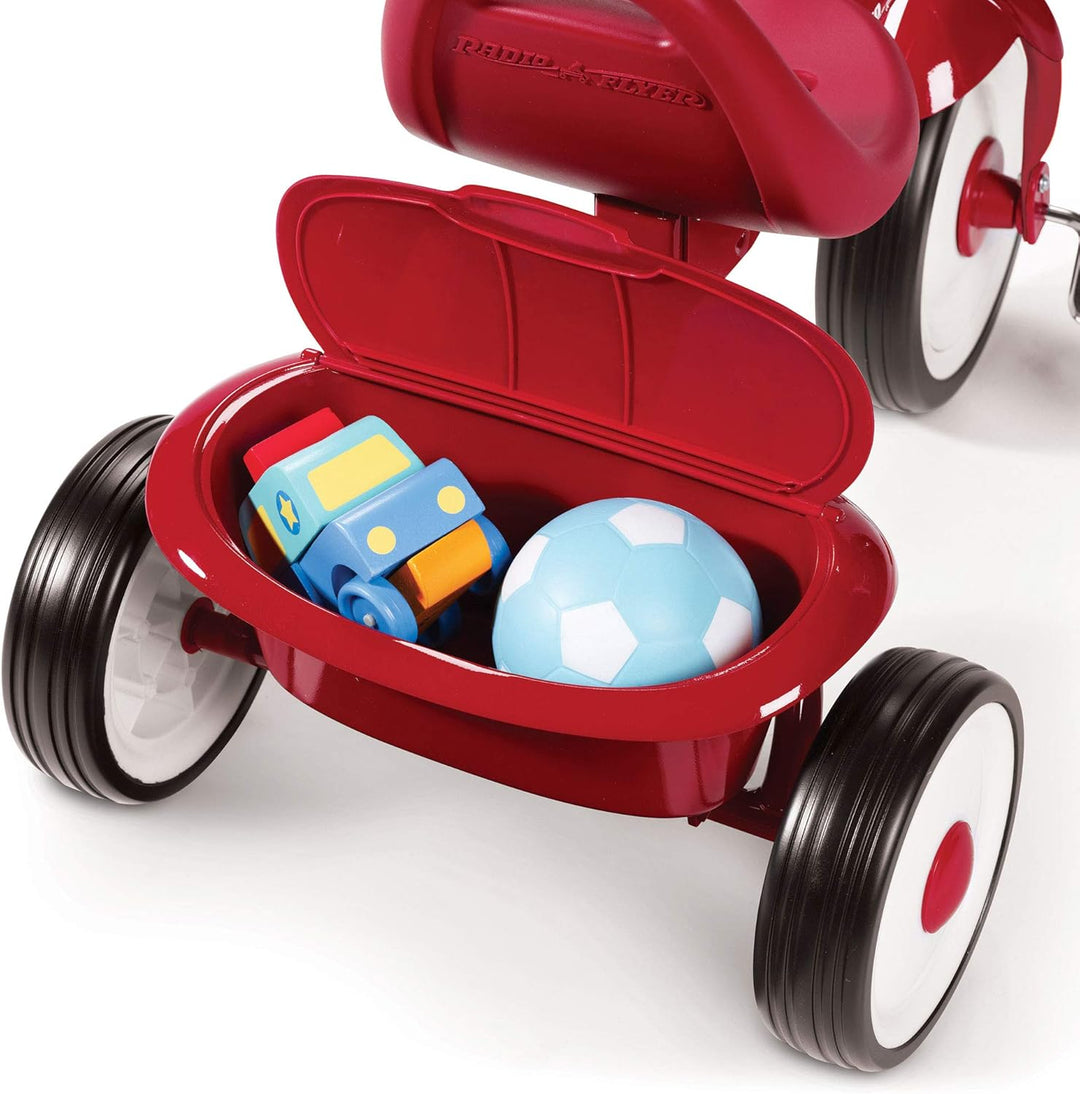 Radio Flyer Fold 2 Go Trike Toddler Ride On to, Red, For Ages 1-3 Years, Red