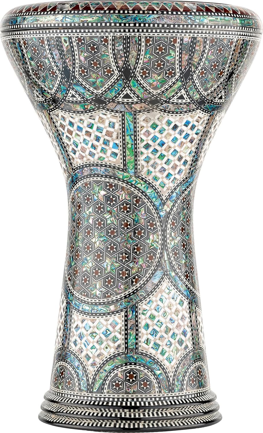 Meinl AEED3 Artisan Edition White Pearl Mosaic Palace Egypt 8.75-inch Doumbek