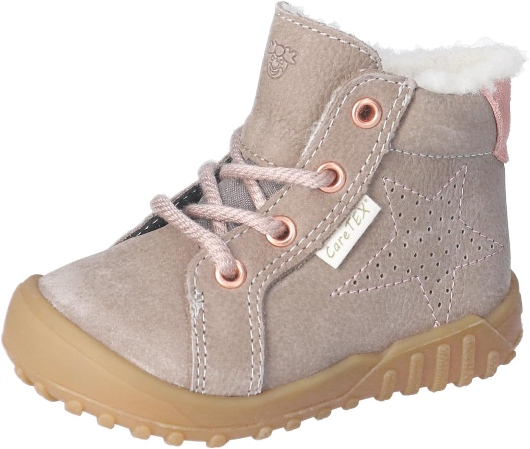 RICOSTA Mädchen und Jungen Lauflernschuhe Denny, WMS:Weit,CareTEX,terracare 20 EU Weit Beige 650, 20