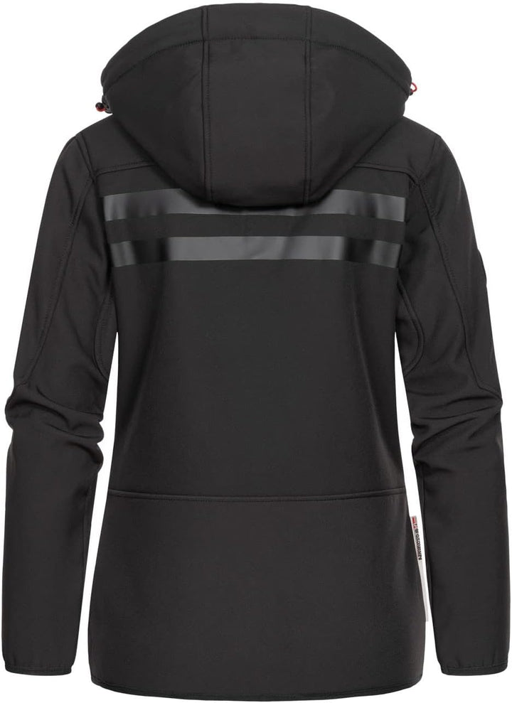 Geographical Norway Damen Jacke Softshell L Schwarz / Schwarz, L Schwarz / Schwarz