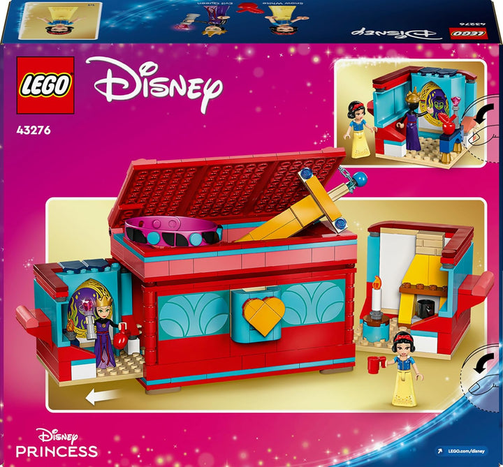 LEGO ǀ Disney Schneewittchens Schmuckkassette - Spielzeug mit verschliessbarem Deckel & Armband Plus