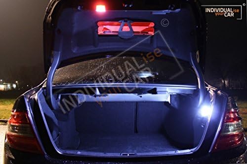 INDIVIDUALise your CAR Innenraumbeleuchtung SET für C Klasse Limousine W204 (Cool-White) Kaltweiss,