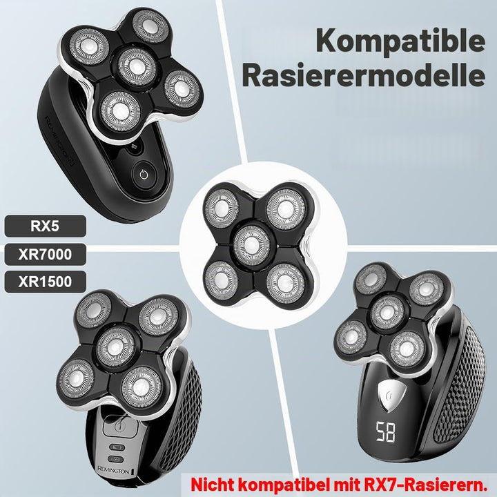 2pc Remington Glatzen Rasierer Ersatzköpfe, Kopfrasierer Scherkopf, Rasierer Herren Ersatzköpfe Komp