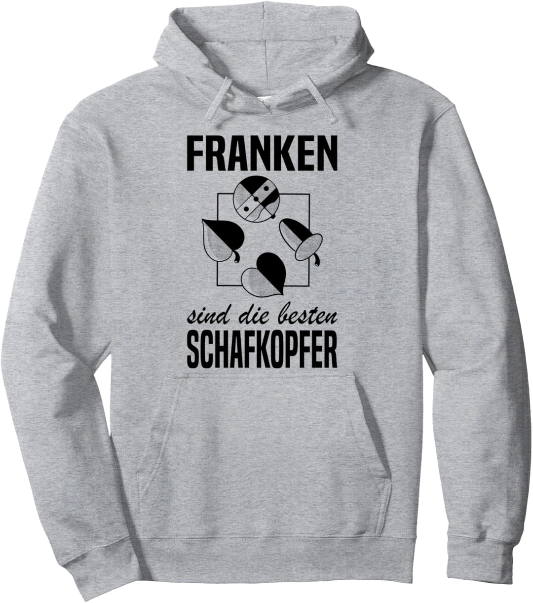 Schafkopf Karten Bayrisches Kartenspiel Franken Pullover Hoodie